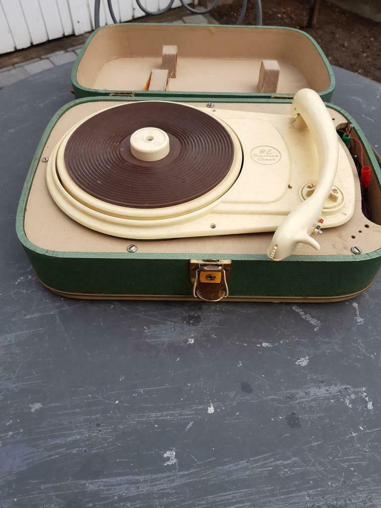 Vintage platenspeler in koffer, Audio, Tv en Foto, Platenspelers, Ophalen of Verzenden, Zo goed als nieuw