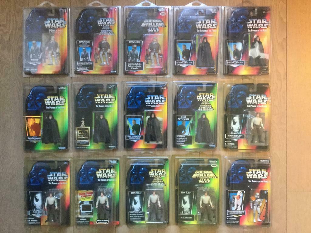 Star wars POTF2 Han Hoth Gear & Carbonite - Luke Jedi Kight, Enlèvement ou Envoi, Neuf, Figurine