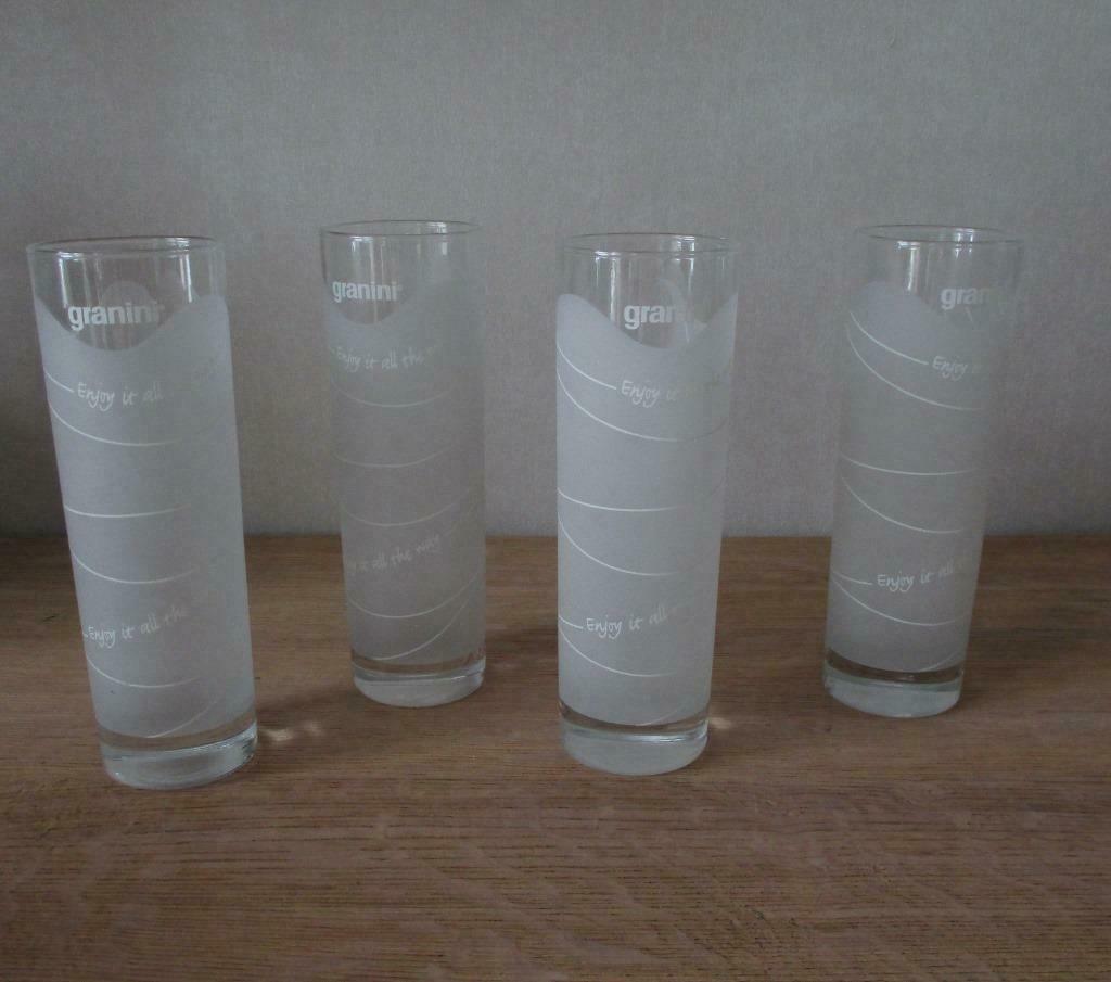 4 nieuwe Granini longdrink glazen, Verzamelen, Ophalen of Verzenden, Nieuw