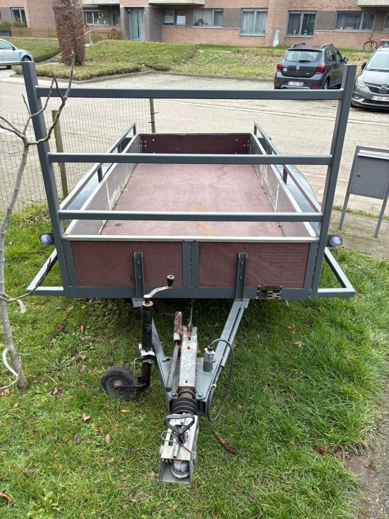 Aanhangwagen dubbelasser, Enlèvement, Comme neuf