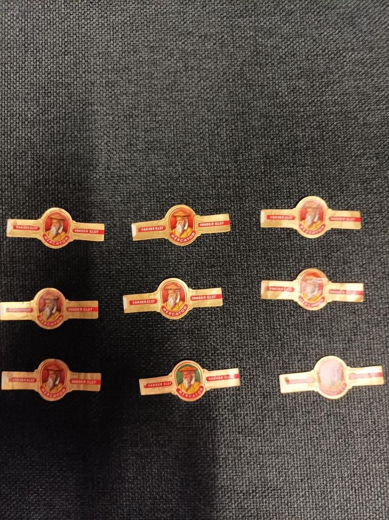 Sigarenbandjes Mercator Vander Elst, Ophalen of Verzenden, Sigarenbandjes