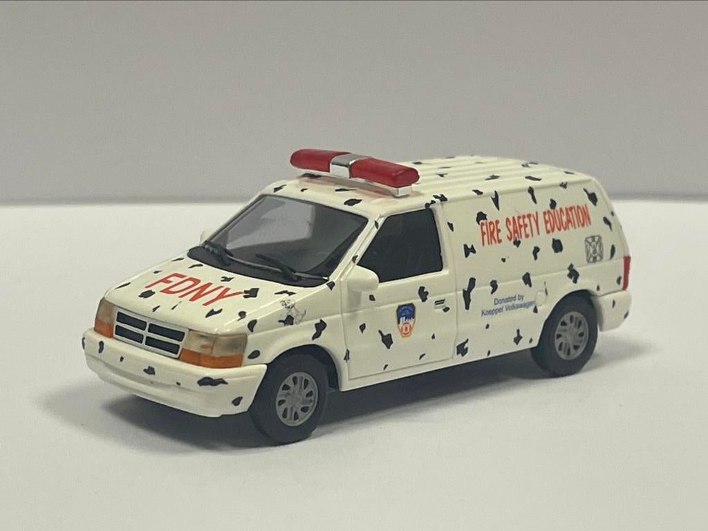Busch Dodge Ram FD New York safety education 1/87, Ophalen of Verzenden, Zo goed als nieuw, Auto, Herpa