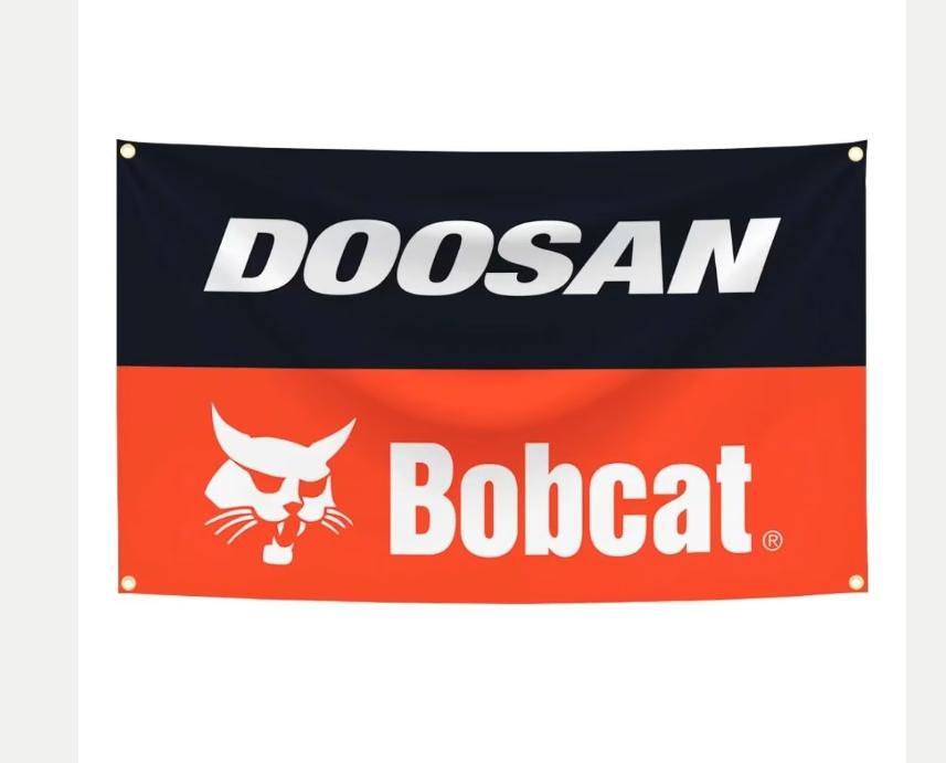 Grote vlaggen Bobcat (150x90cm), Ophalen of Verzenden, Nieuw