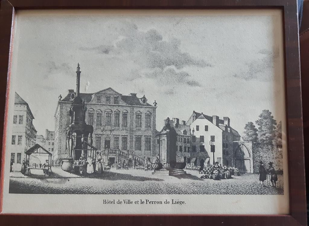 Reproduction d'un dessin à Liège, Antiquités & Art, Enlèvement ou Envoi