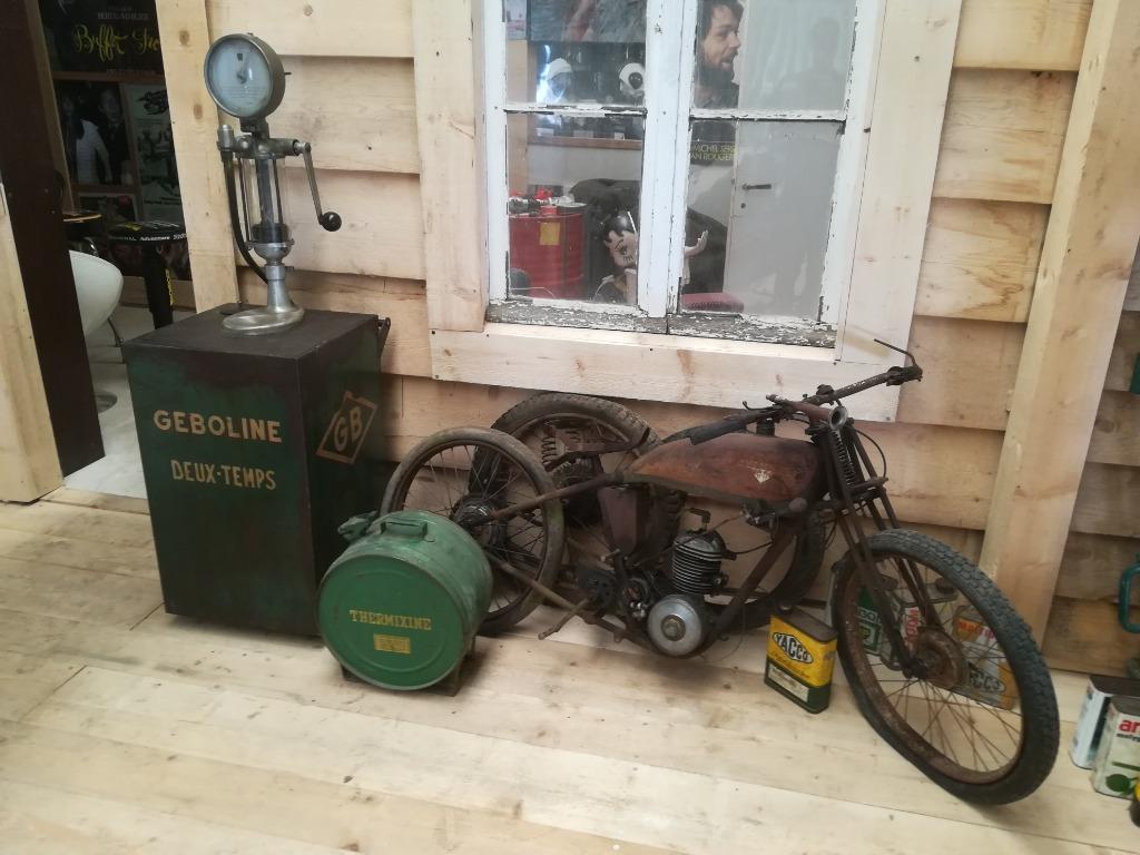Motorfiets 125 vooroorlogse wrak voorouder voor decoratie de, Ophalen