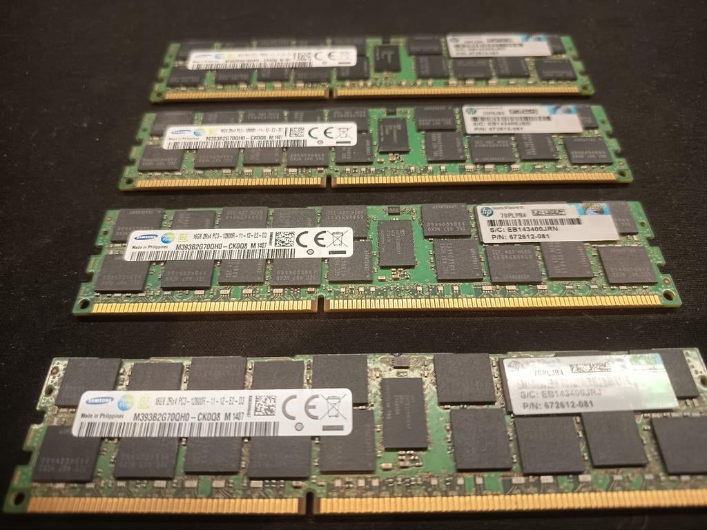 Server met 64 GB RAM — 80€!, Computers en Software, RAM geheugen, Ophalen, DDR3, Server, 64 GB