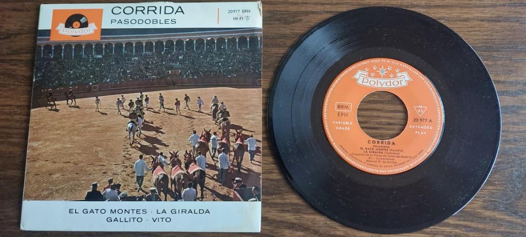 Corrida Pasodobles  1961, Single, Comme neuf, Autres genres, Enlèvement
