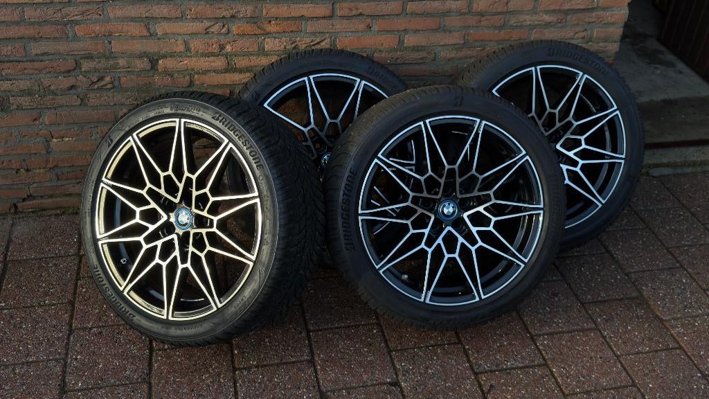 Set winterwielen BMW 5-serie 826M G30 G31 & sneeuwkettingen, Véhicule de tourisme, Utilisé, Jante(s), Pneus hiver