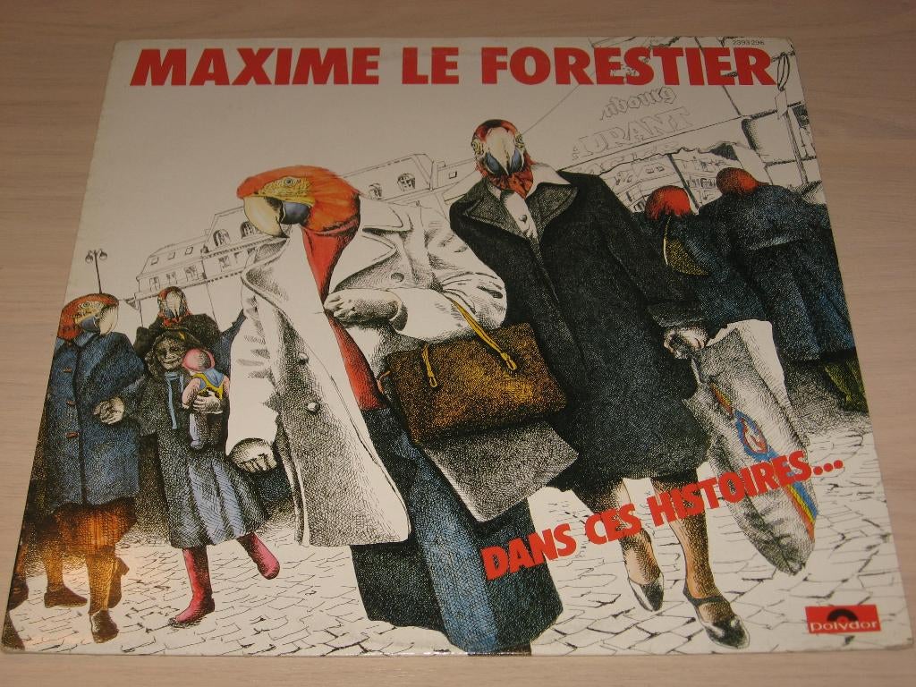 disque vinyl 33 tours maxime le forestier dans ces histoires, Cd's en Dvd's, Vinyl | Pop, Zo goed als nieuw, Ophalen of Verzenden