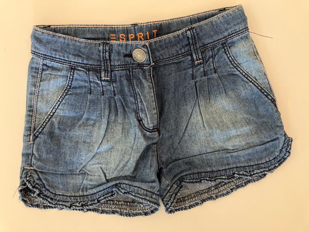 Jeansshortje 116, Kinderen en Baby's, Kinderkleding | Maat 116, Broek, Gebruikt, Meisje, Ophalen of Verzenden