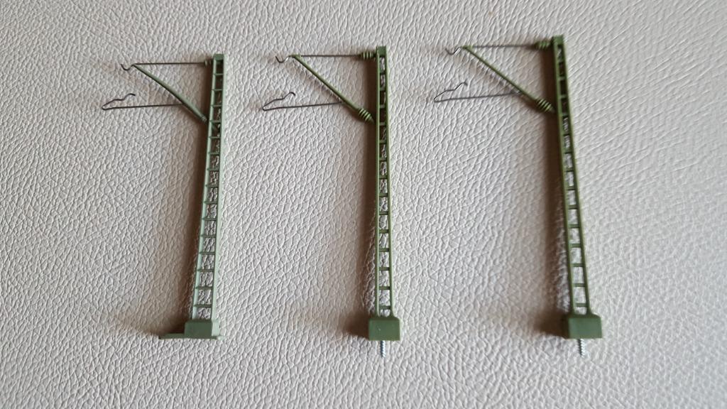 7011 Marklin HO - 3 x mât de connexion pour pont (B1521005), Jg01618@telenet.be, Analogique, Enlèvement ou Envoi, Marklin