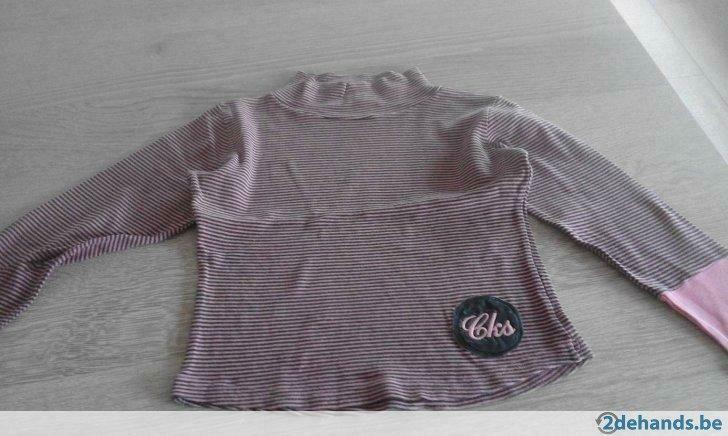 T-shirt met lange mouwen CKS, Enlèvement ou Envoi, Utilisé, Fille, Chemise ou À manches longues