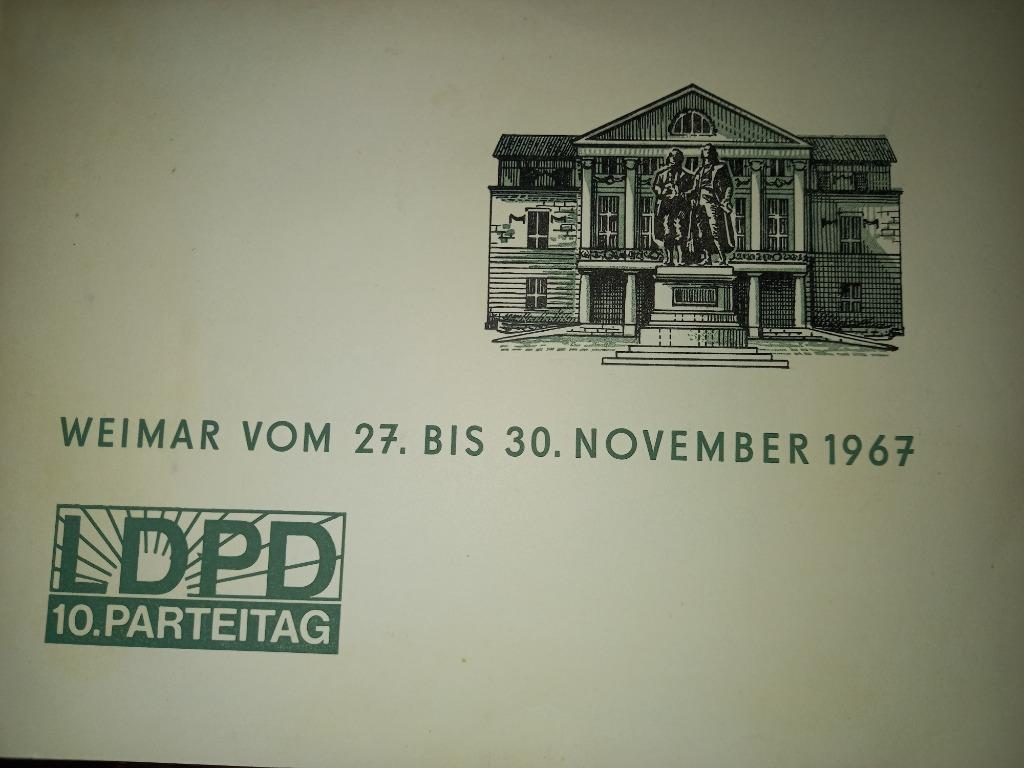 DDR SONDERBLAD 1329/1330 lot 608, Ophalen of Verzenden, DDR