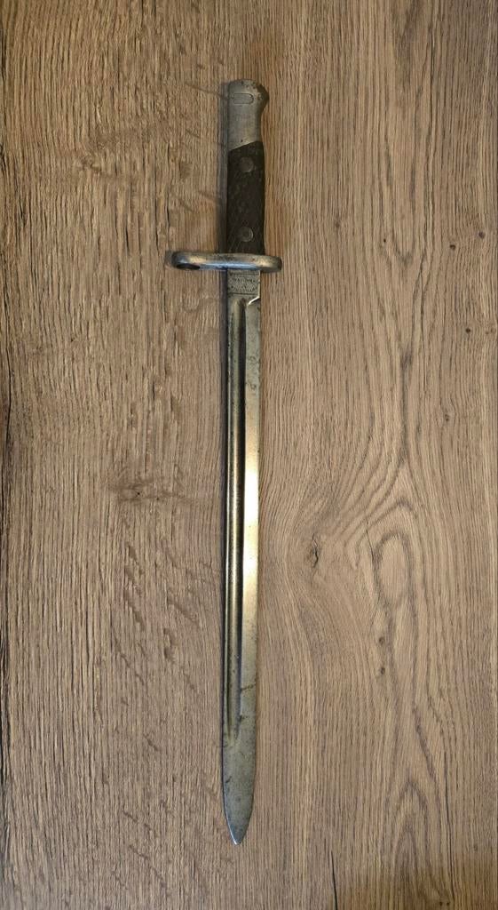 Baïonnette espagnole FN artilleria lame WW2 couteau, Enlèvement ou Envoi