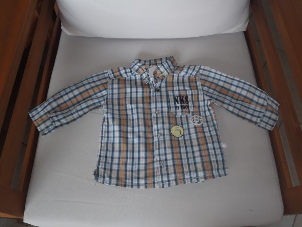 chemise taille 68 - Noukie's, Garçon, Enlèvement ou Envoi, Noukie's, Chemise ou Chemisier