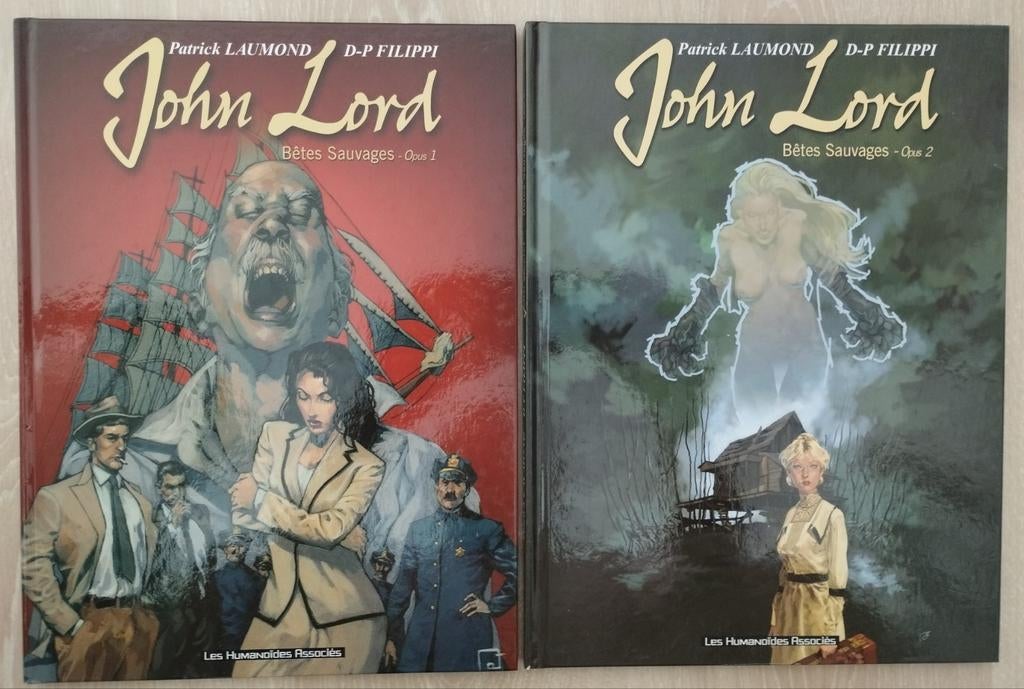 2 BD E.O. (T1+2) JOHN LORD de Filippi & Laumond, Boeken, Stripverhalen, Zo goed als nieuw, Meerdere stripboeken, Ophalen of Verzenden