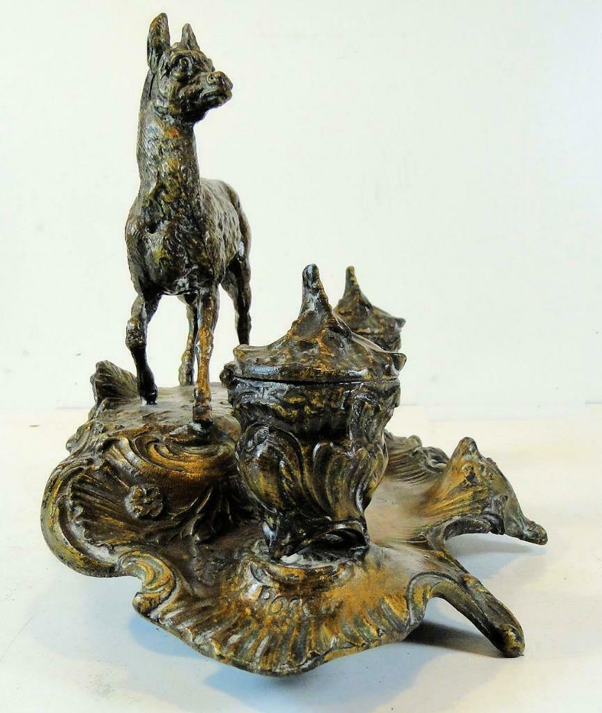 bureauset * inktset  *  brons *, Antiek en Kunst, Ophalen of Verzenden, Brons