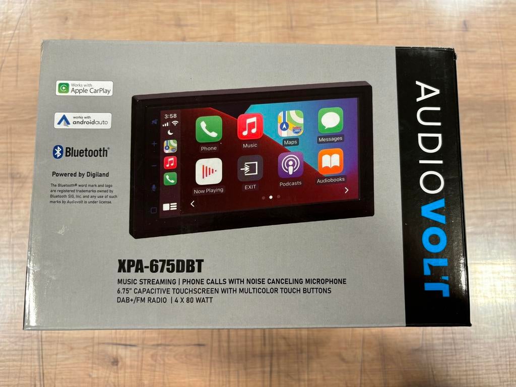 Autoradio multi 2-din, Enlèvement, Comme neuf
