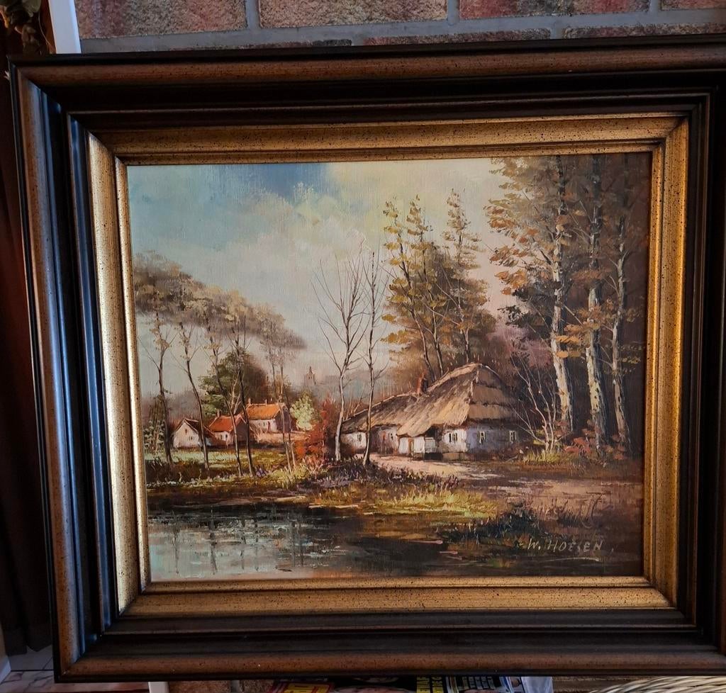 Landschapschilderij, Antiek en Kunst, Ophalen