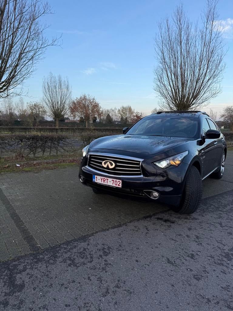 Infiniti QX70S, Auto's, Automaat, QX70, Zwart, Leder