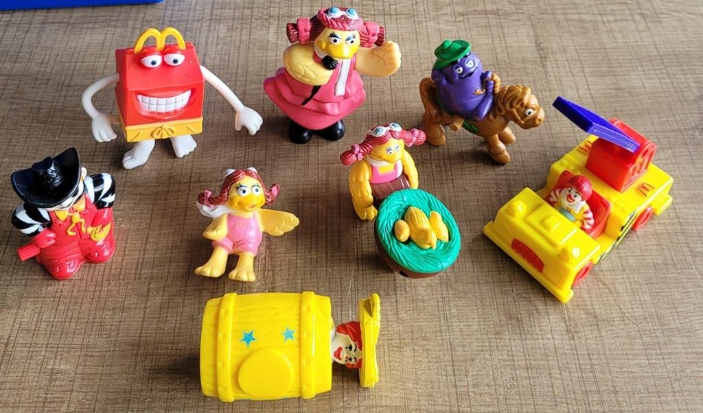 Mc Donald's reeksen jaren '90: 8 verzamelfiguren, Enlèvement ou Envoi, Utilisé