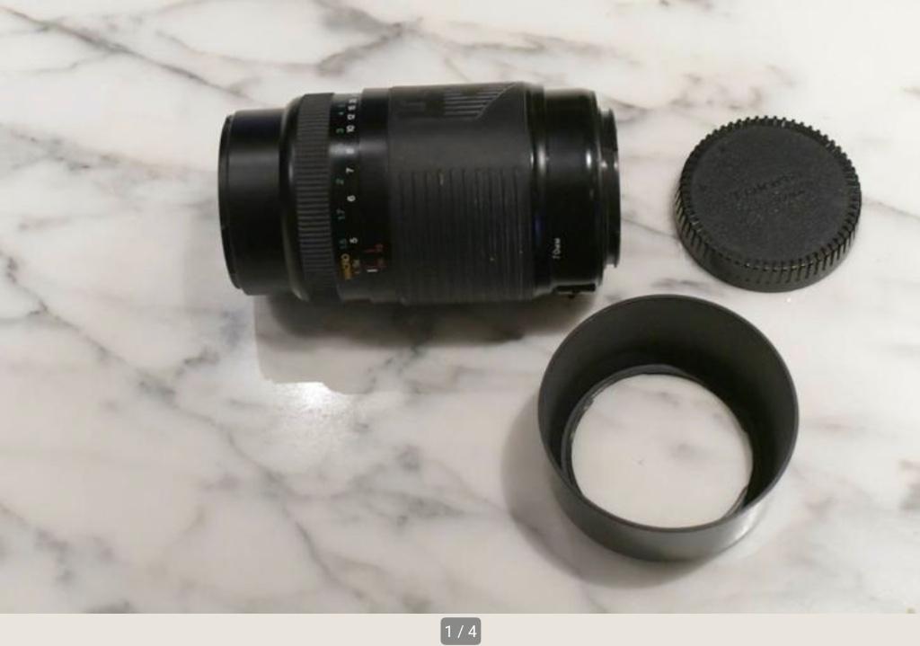 Zoom AF Canon Soligor 70-210 mm/ f/4,5-5,6 EF, Enlèvement ou Envoi, 1980 à nos jours, Lentille ou Lentilles