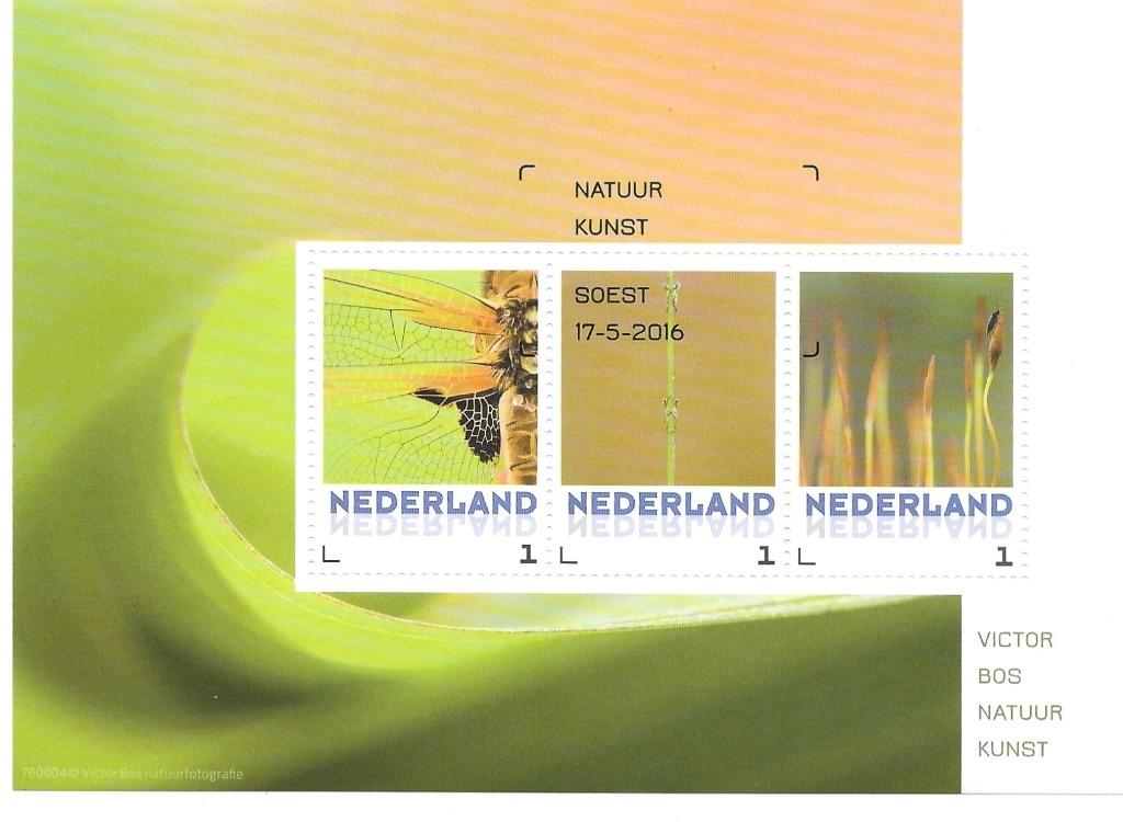 Postset NL : Natuur en Kunst - Victor Bos, Ophalen of Verzenden, Gestempeld, Dier of Natuur