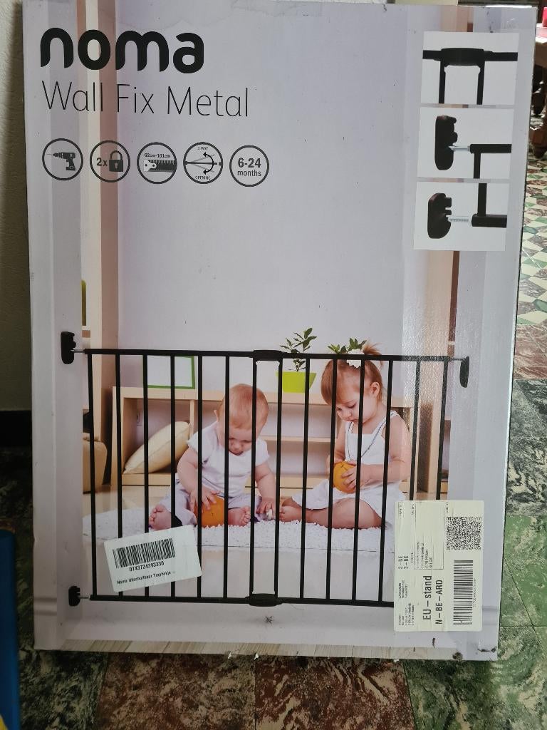 Baby hek, Kinderen en Baby's, Traphekjes, Ophalen, Nieuw, Metaal of IJzer, Schroefhekje