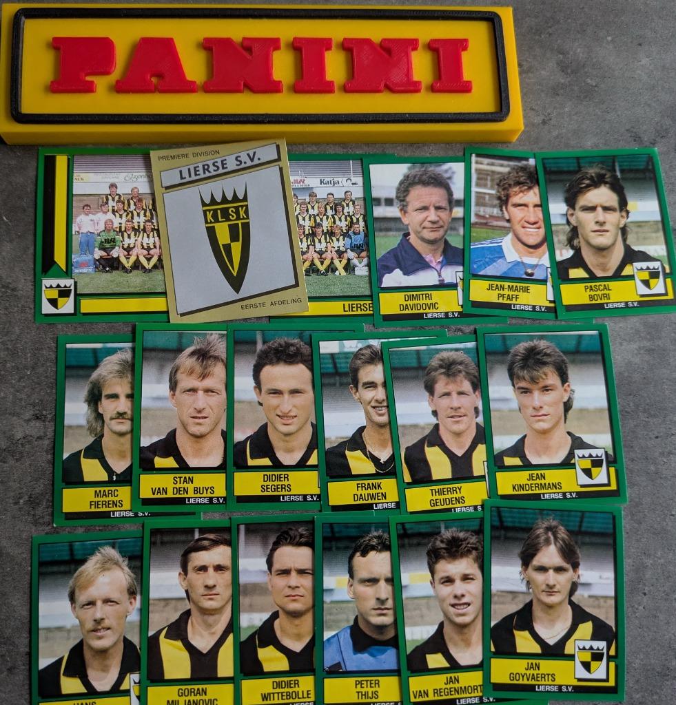AUTOCOLLANTS PANINI FOOTBALL 89 LIERSE ' 18x 1989, Envoi, Neuf