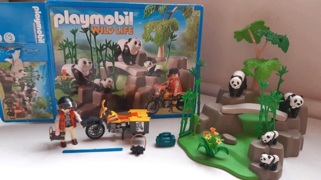 Playmobil 5414 Famille de pandas et bambous, Enlèvement ou Envoi, Comme neuf, Ensemble complet