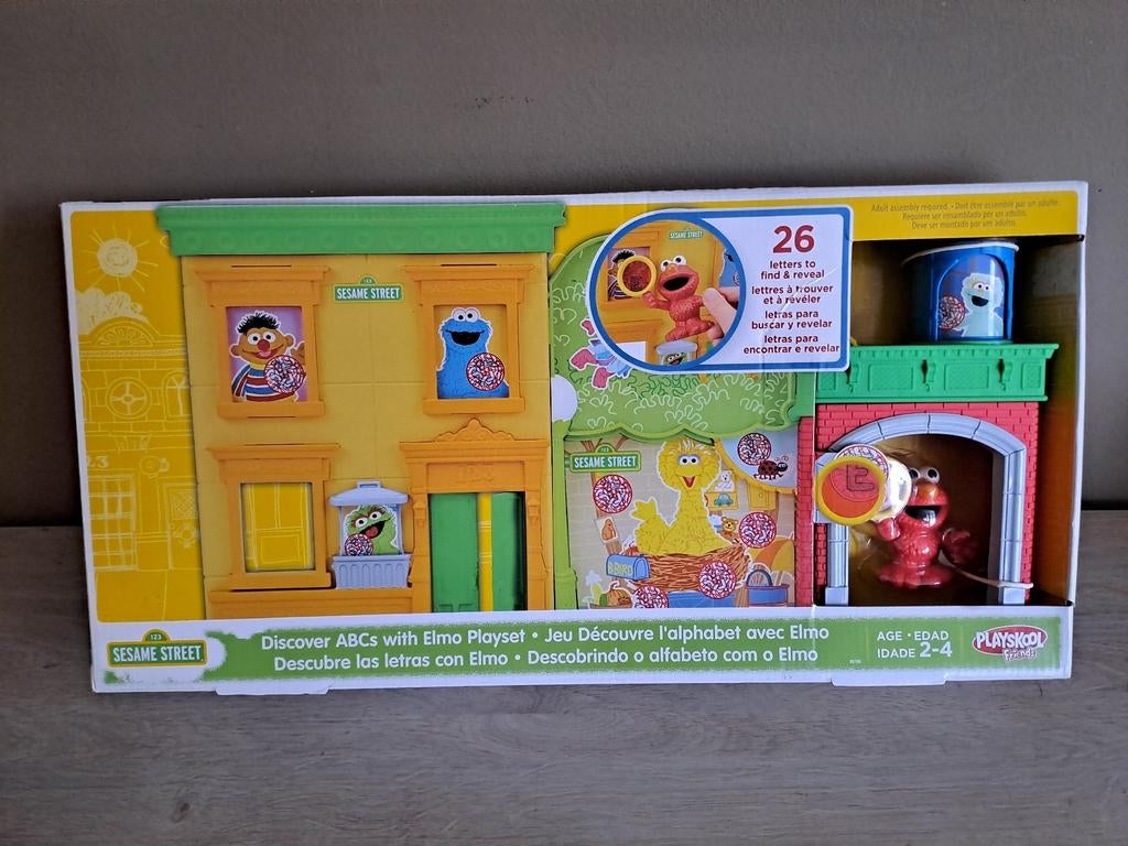 Speelset Sesamstraat Alfabet spel met Elmo Nieuw, Hobby en Vrije tijd, Ophalen, Nieuw