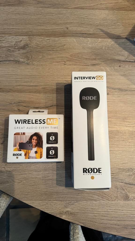 RØDE Wireless ME + RØDE Interview GO, Muziek en Instrumenten, Microfoons, Ophalen, Zo goed als nieuw