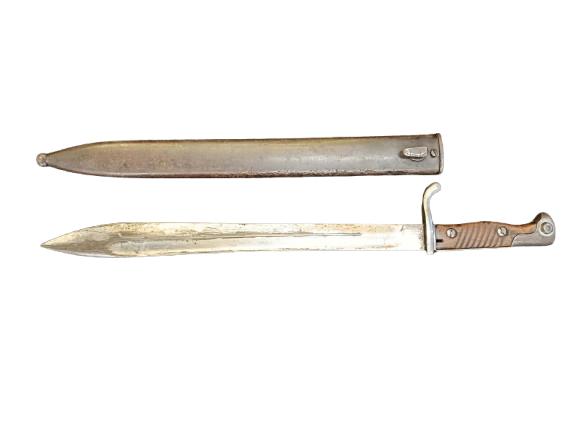 Duitse bajonet uit de Eerste Wereldoorlog Waffenfabrik 1916, Verzamelen, Militaria | Tweede Wereldoorlog, Ophalen of Verzenden