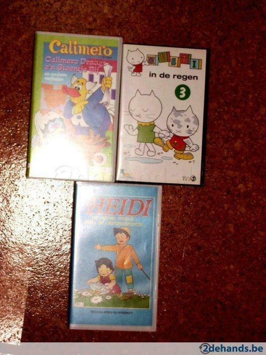 2 kindervideo's, Cd's en Dvd's