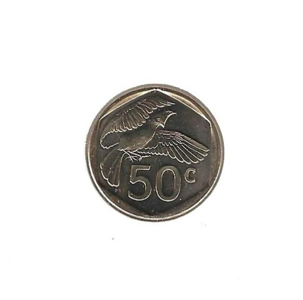 Zuid-Afrika, 50 Cents 2024., Postzegels en Munten, Munten | Afrika, Ophalen of Verzenden, Zuid-Afrika, Losse munt