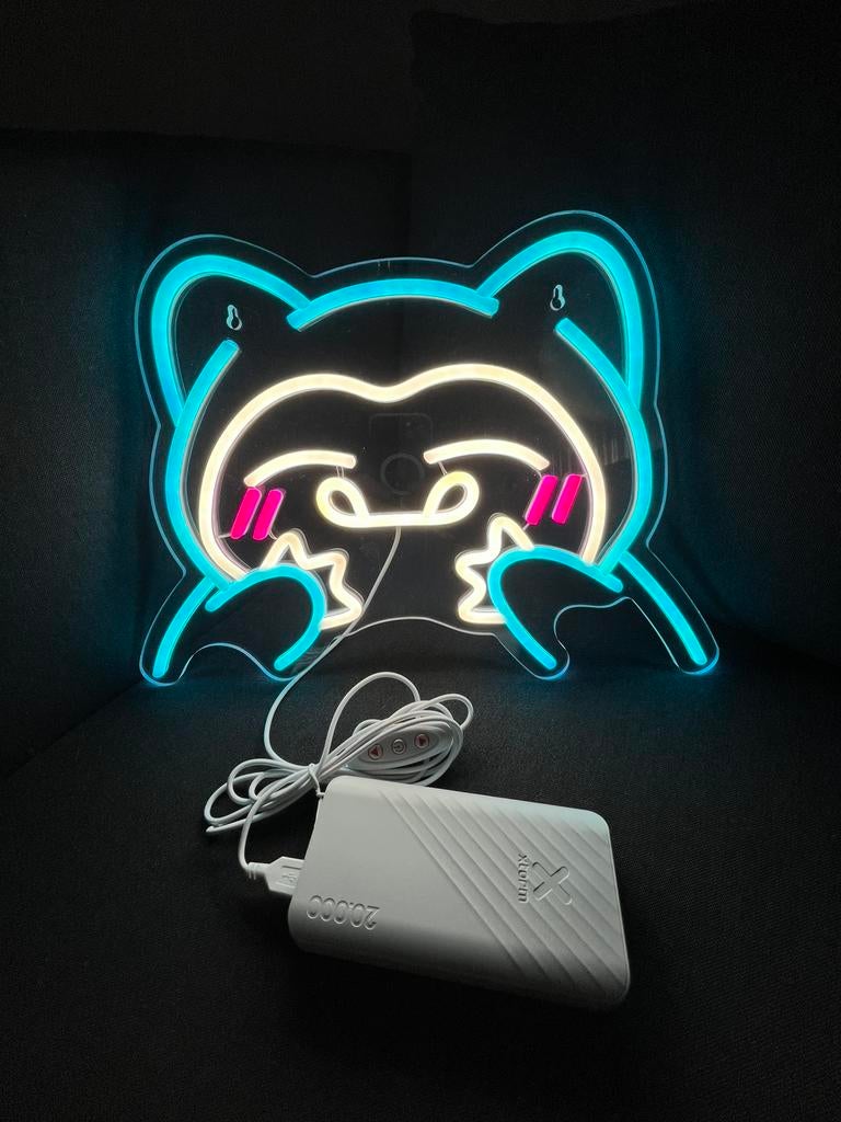 Lampe au néon Snorlax, Enlèvement ou Envoi, Neuf, Table lumineuse ou lampe (néon)