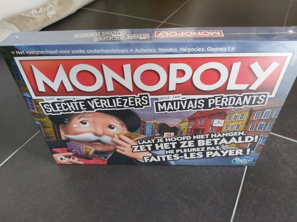 Monopoly Slechte Verliezers Editie ongeopend., Hobby en Vrije tijd, Ophalen, Nieuw