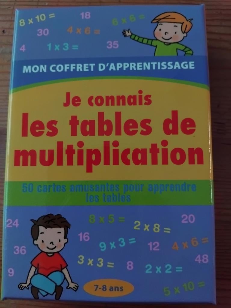 Spel negen kaarten op de maaltafels, Ophalen of Verzenden, Nieuw, Speelkaart(en)
