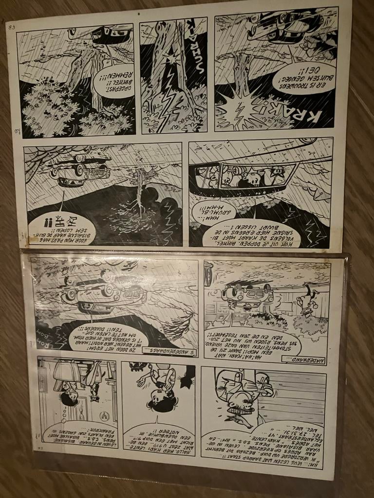 Kari Lente - originele pagina, Verzenden, Zo goed als nieuw