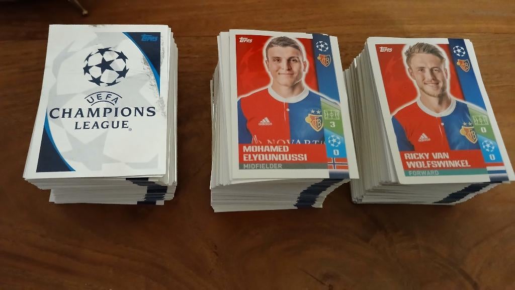 Stickerset voor de Champions League 2017/2018, Ophalen of Verzenden, Nieuw, Meerdere stickers