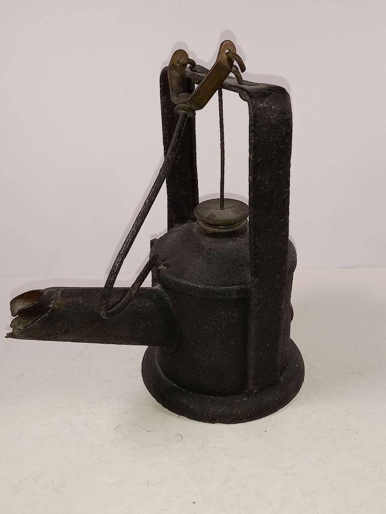 Lampe de mineur à huile, Ophalen of Verzenden