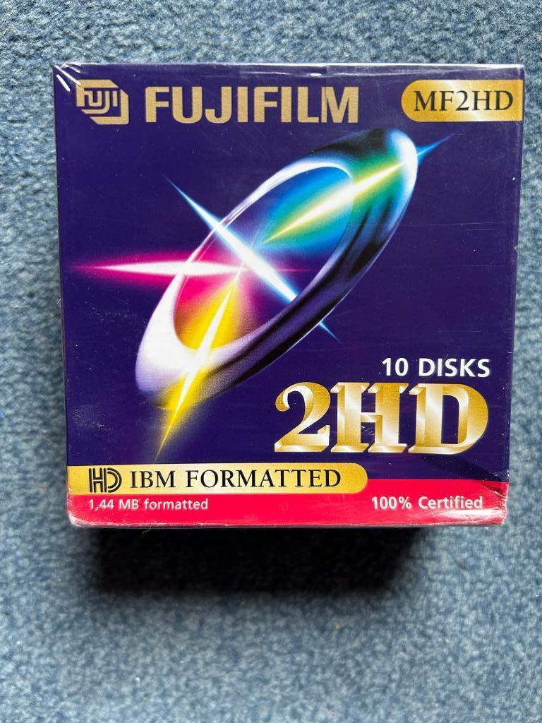 Boîte de 10 disquettes 3.5" Fujifilm, Informatique & Logiciels, Enlèvement ou Envoi, Neuf, Autres types, Fujifilm