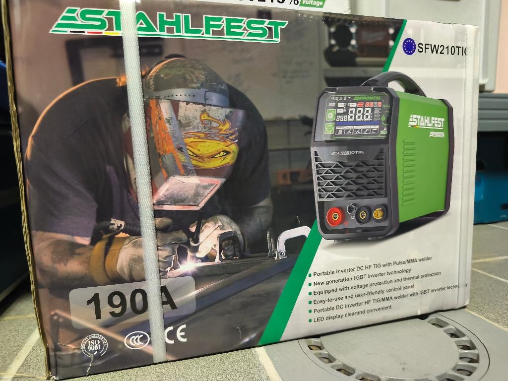 Stahlfest sfwTig210, Doe-het-zelf en Bouw, Gereedschap | Lasapparaten, Ophalen of Verzenden, Nieuw, 150 tot 250 ampère, Tig