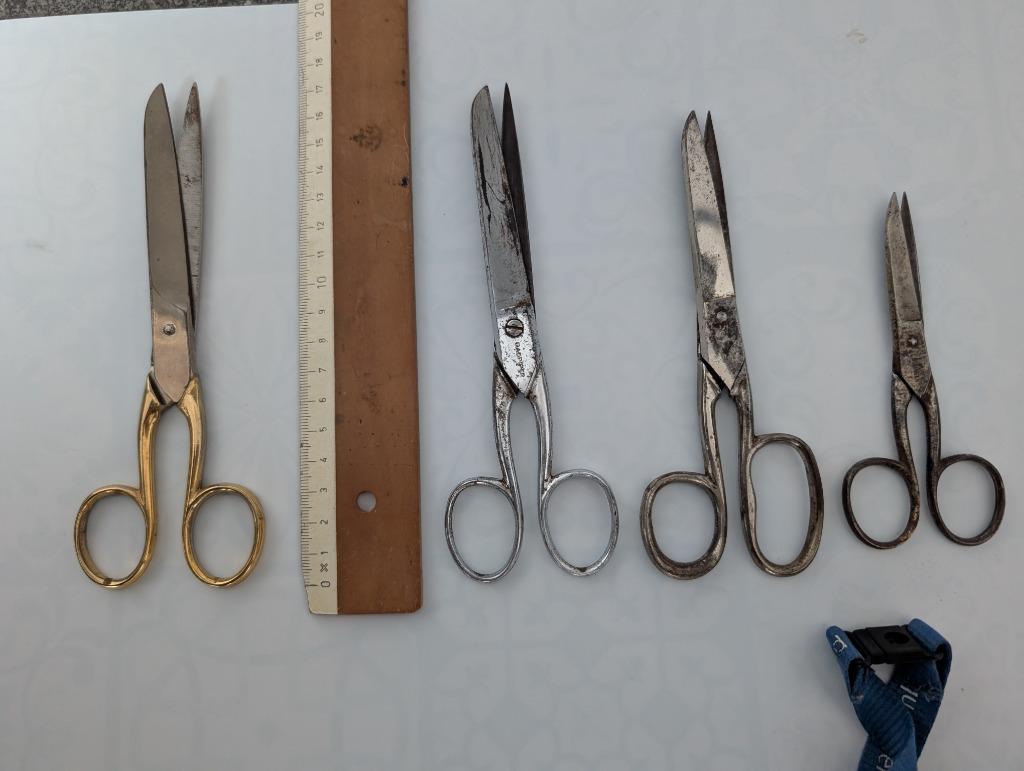 Ciseaux anciens (4 paires), Enlèvement ou Envoi