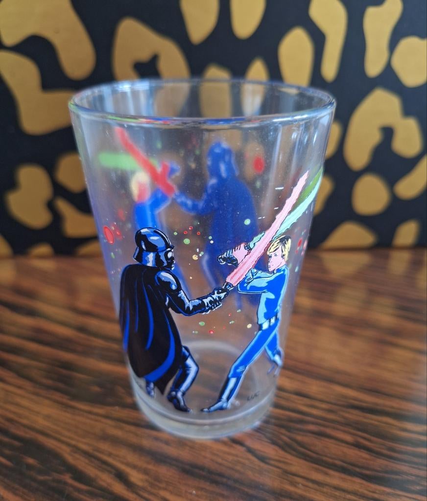 Glas Star Wars Dark Vador 1983, Ophalen of Verzenden, Gebruikt