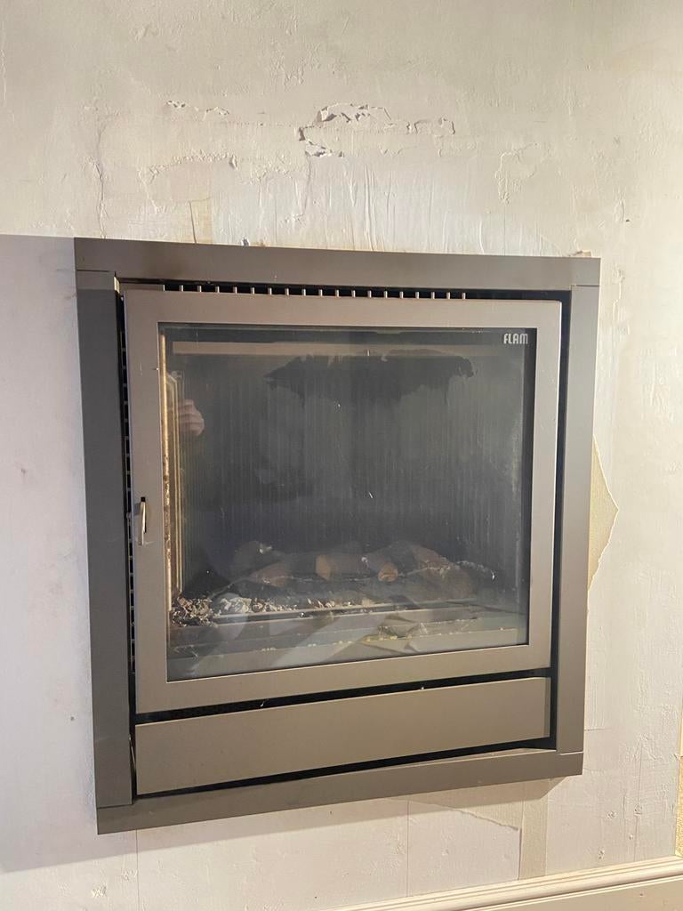 Gaskachel Flam, Enlèvement, Utilisé, Encastré, Cheminée au gaz
