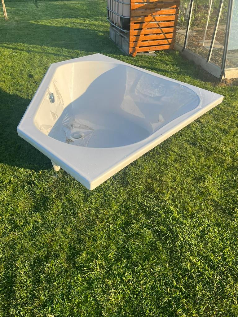 Bain baignoire triangulaire 2 personnes neuf Allibert, Enlèvement, Comme neuf