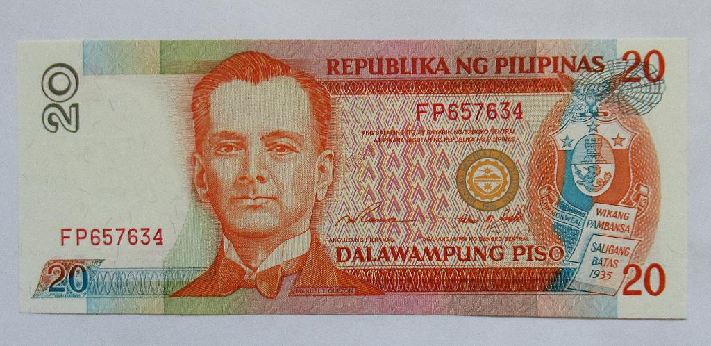 Filipijnen 20 Piso  1998, Ophalen of Verzenden