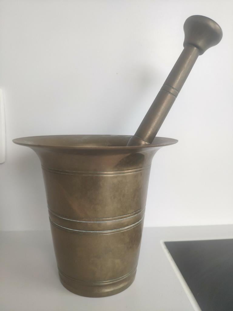 Magnifique mortier en bronze, Antiquités & Art, Enlèvement ou Envoi