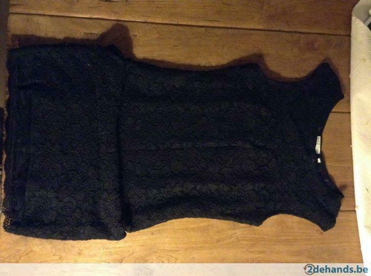 Kanten kleedje America today, S, Kleding | Dames, Ophalen of Verzenden, Gedragen, Maat 36 (S), Zwart
